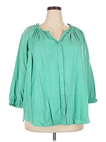 Intro 3/4 Sleeve Blouse (view 1)