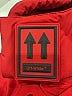 OFF-WHITE 100% Polyester Solid Red Puffer Jacket Size EU 40 / US 10 - photo 10