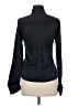 Esprit 100% Polyester Black Long Sleeve Blouse Size 6 - photo 2