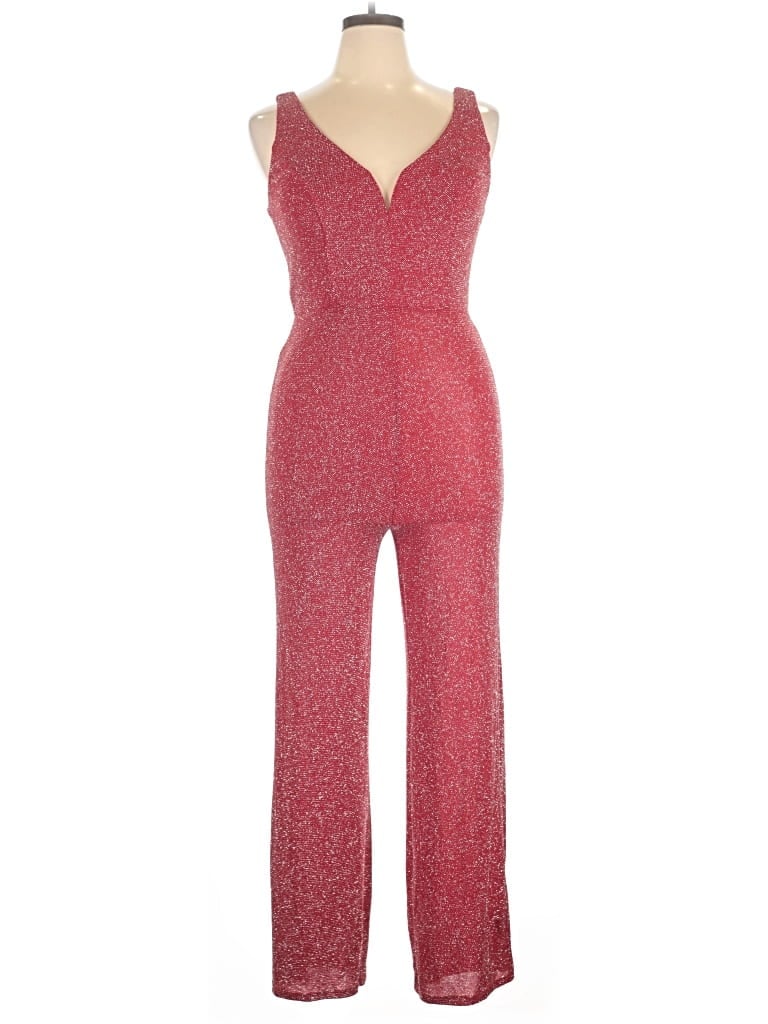 Pre-owned Crystal Doll Jumpsuit In Red