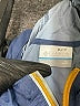 Columbia 100% Nylon Color Block Gray Windbreaker Size 10 - 12 - photo 3
