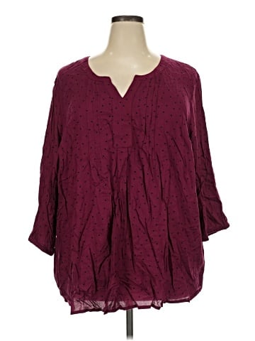 Croft & Barrow 3/4 Sleeve Blouse (view 1)