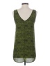 Soprano 100% Polyester Green Sleeveless Top Size S - photo 2
