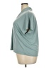 H&M Teal Blue Short Sleeve Blouse Size XXL - photo 5