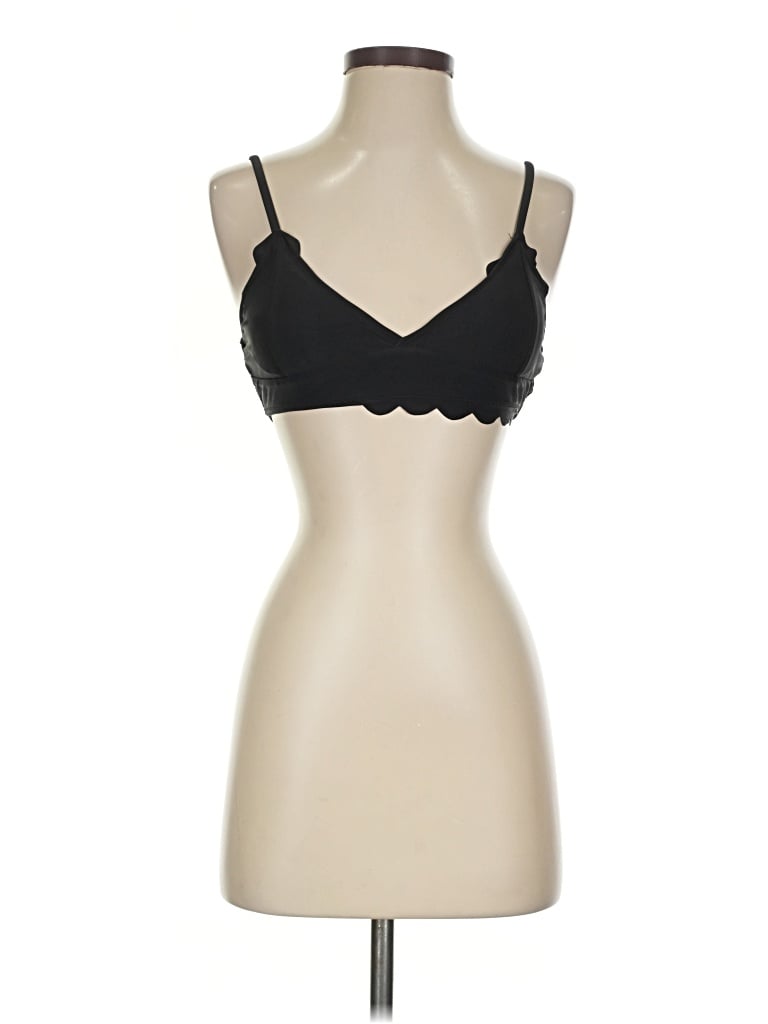 Pre-owned Zaful Tank Top Black Sweetheart Neckline Tops