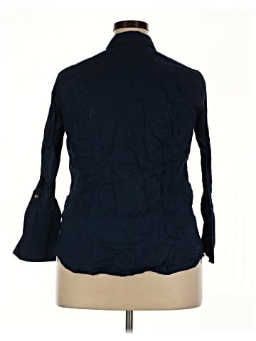 Faded Glory 3/4 Sleeve Button-Down Shirt (view 2)
