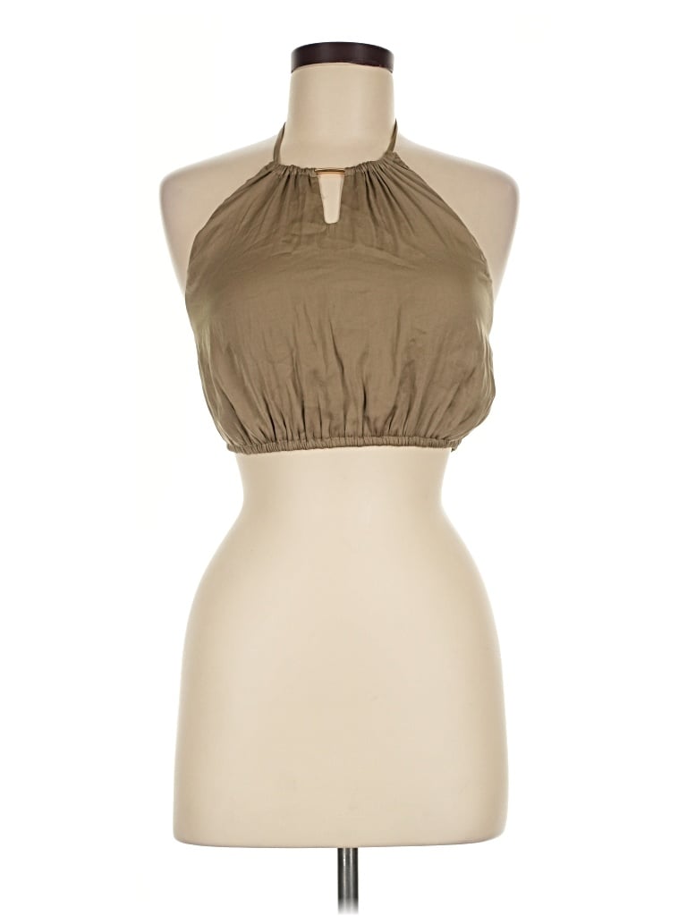 Pre-owned Etam Sleeveless Blouse In Tan