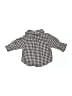 Old Navy 100% Cotton Checkered-gingham Blue Short Sleeve Button-Down Shirt Size 0-3 mo - photo 2