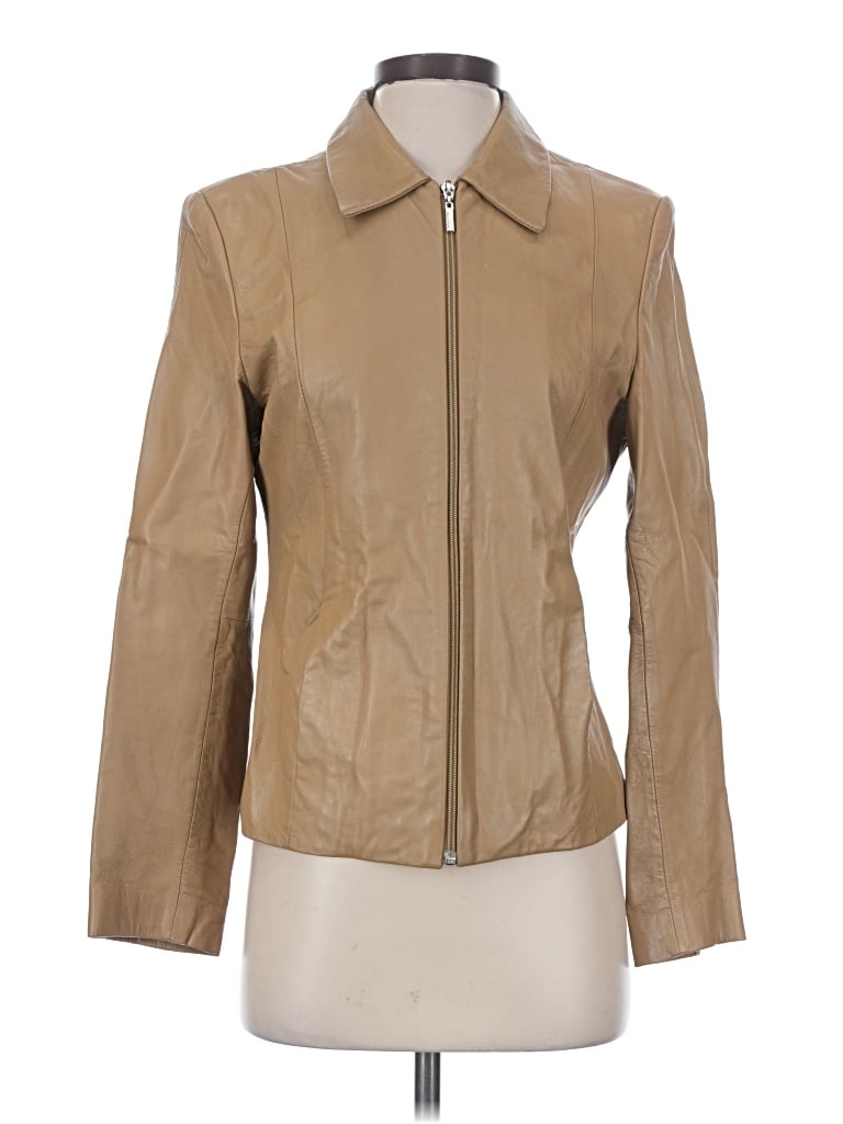 Pre-owned Wilsons Leather Jacket In Tan
