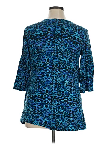Just My Size 3/4 Sleeve Blouse (view 2)