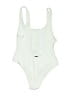Billabong Solid Ivory One Piece Swimsuit Size M - photo 2