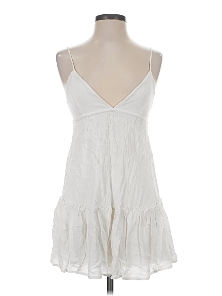 Pre-owned Garage Sleeveless Top White Halter Neckline Tops