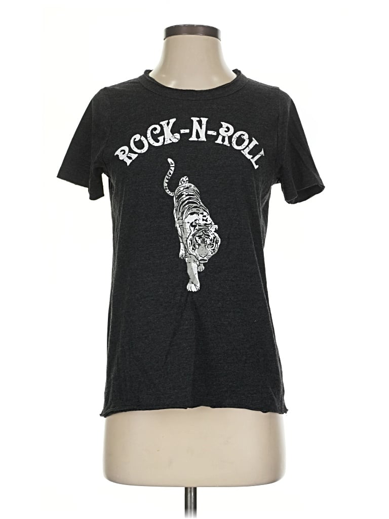 Pre-owned Chaser Short Sleeve T-shirt In Black