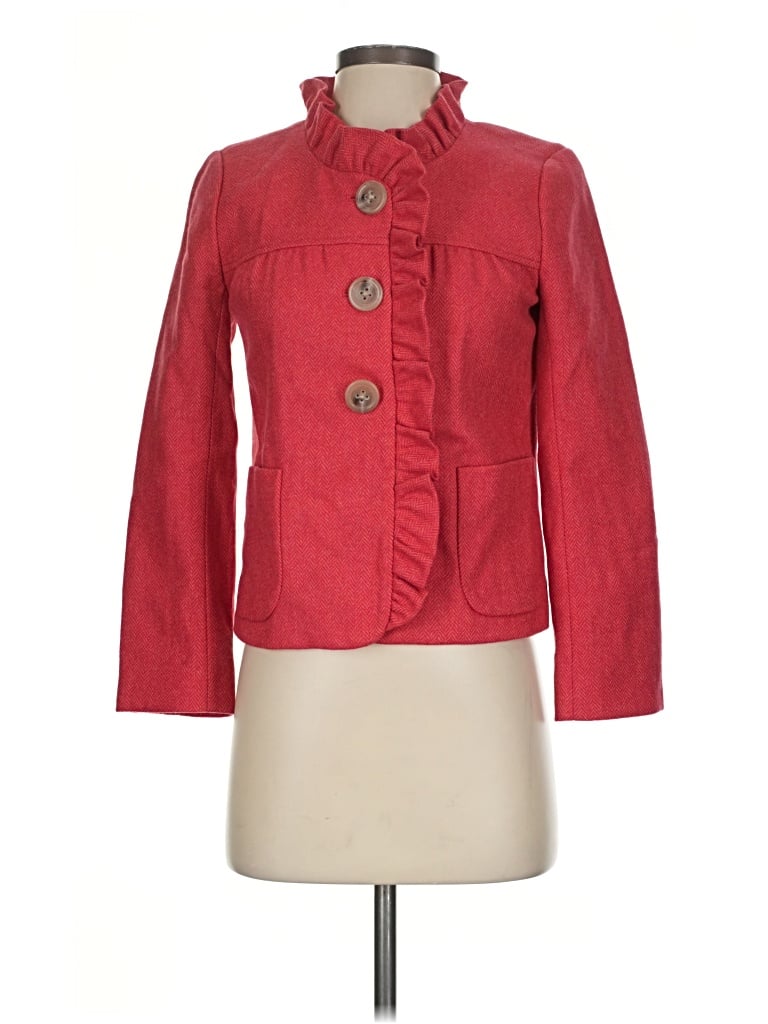 Pre-owned Jcrew Jacket In Red