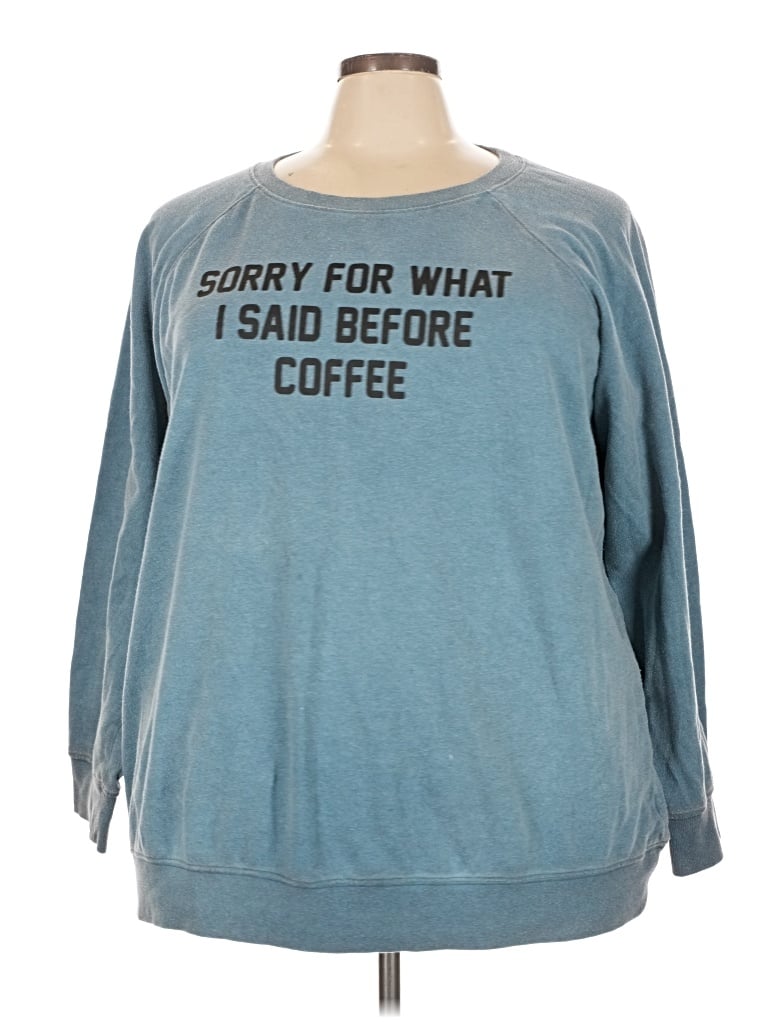 Pre-owned Torrid Sweatshirt In Blue