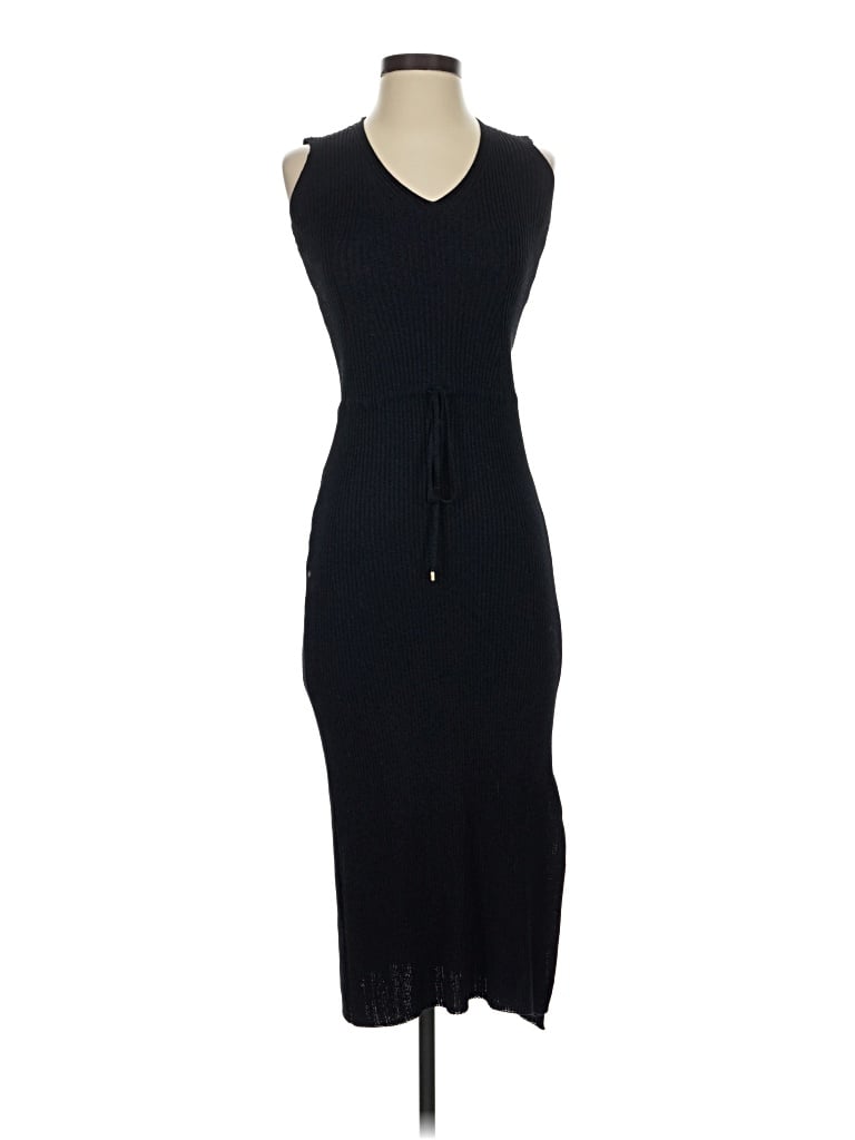 Pre-owned Massimo Dutti Casual Dress In Black