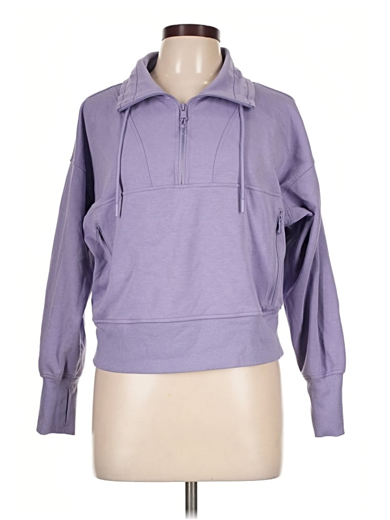 Pre-owned Active By Old Navy Sweatshirt In Purple