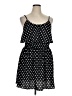 Elle 100% Polyester Polka Dots Black Casual Dress Size XL - photo 1