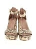 27 EDIT Animal Print Ivory Sandals Size 8 (wide) - photo 2