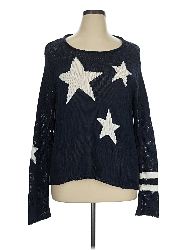 Pre-owned Wooden Ships Pullover Sweater In Blue