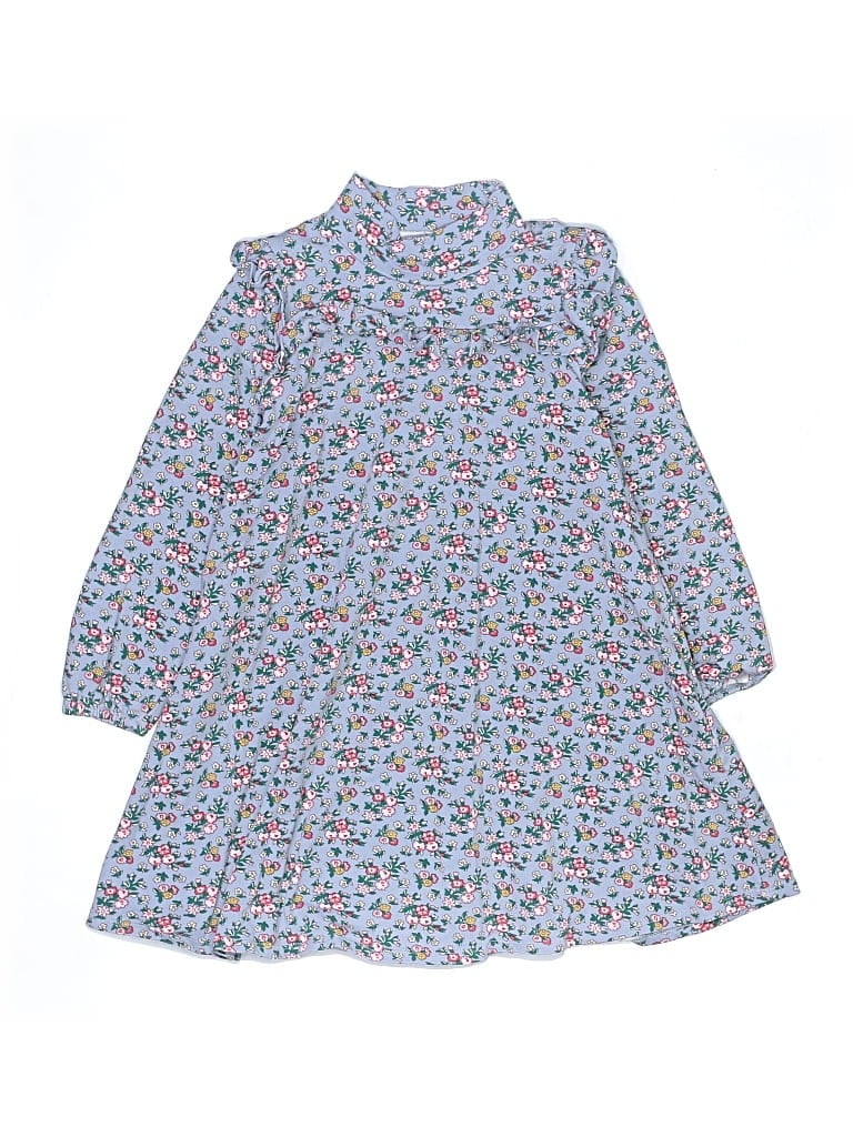 Pre-owned Mini Boden Kids' Dress In Blue