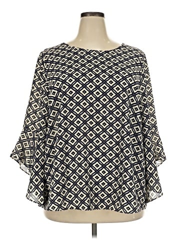 Kasper 3/4 Sleeve Blouse (view 1)