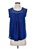 Daniel Rainn 100% Polyester Blue Sleeveless Blouse Size XS - photo 1