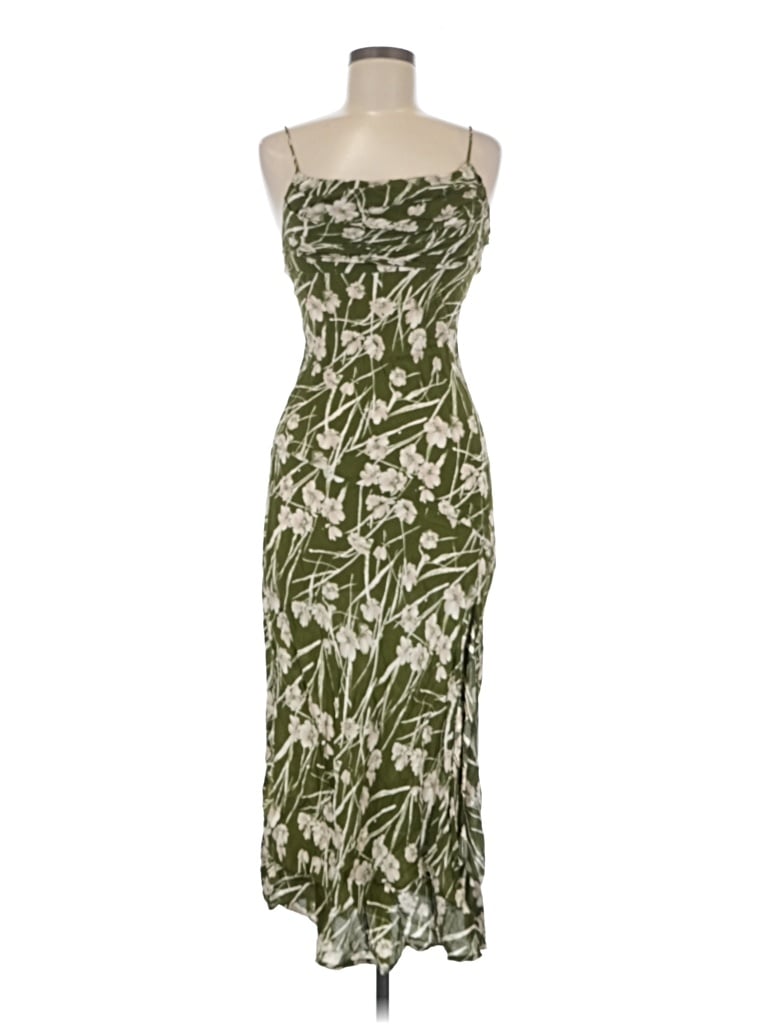 Pre-owned Saints + Secrets Casual Dress In Green