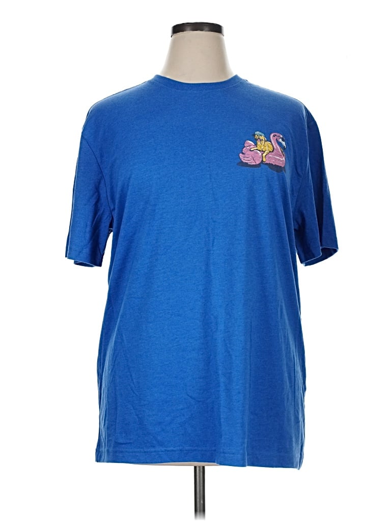 Pre-owned Izod Short Sleeve T-shirt In Blue