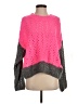 Francesca's Color Block Pink Pullover Sweater Size S - photo 1