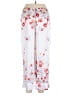 Natori 100% Polyester Floral White Casual Pants Size XL - photo 2