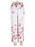 Natori 100% Polyester Floral White Casual Pants Size XL - photo 1
