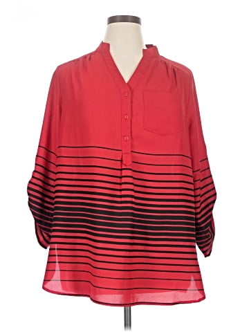 Denim 24/7 3/4 Sleeve Blouse (view 1)