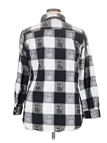 Collections etc. Long Sleeve Button-Down Shirt (view 2)