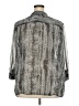 Cj Banks 100% Polyester Gray 3/4 Sleeve Blouse Size 3X - photo 2