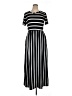 Unbranded Stripes Black Casual Dress Size XL - photo 1