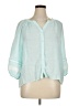 Ruby Rd. Teal 3/4 Sleeve Blouse Size XL (petite) - photo 1