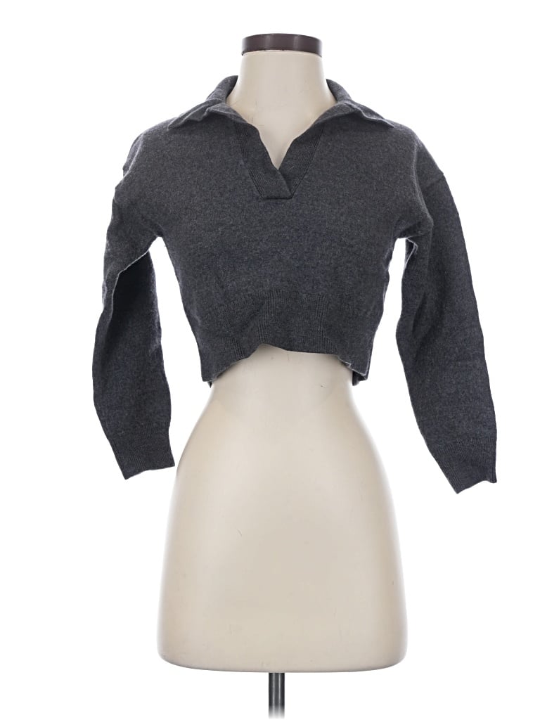 Pre-owned Wilfred Wool Pullover Sweater In Gray