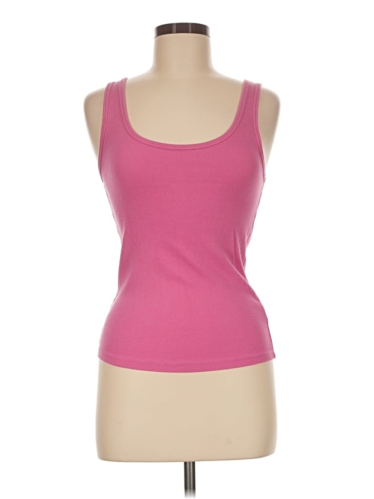 Pre-owned Tna Tank Top Pink Strapless Neckline Tops