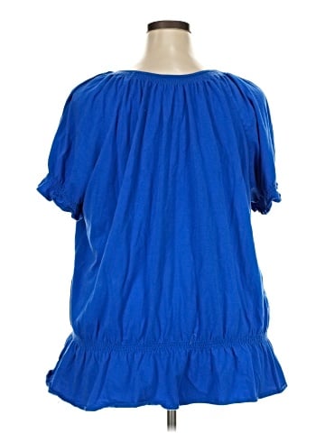 Just My Size Short Sleeve Blouse (view 2)