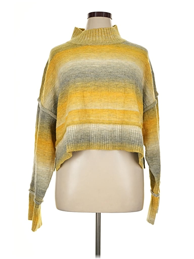 Pre-owned Pilcro Pullover Sweater In Yellow