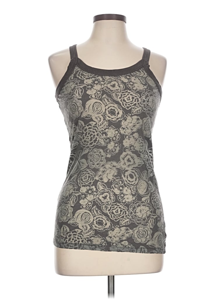 Pre-owned C&c California Sleeveless Top Gray Halter Neckline Tops