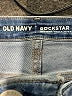 Old Navy Stripes Blue Jeans Size 8 - photo 7