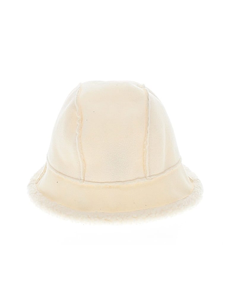 Pre-owned Lands' End Winter Hat In Ivory