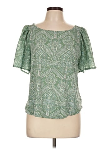 Lucky Brand Short Sleeve Blouse (view 1)