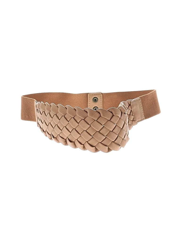 Pre-owned Express Belt In Tan