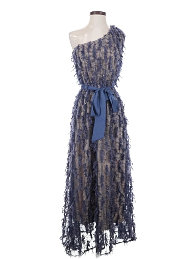 Pre-owned Just Me Cocktail Dress In Blue