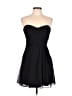 Express 100% Polyester Solid Black Cocktail Dress Size 8 - photo 1