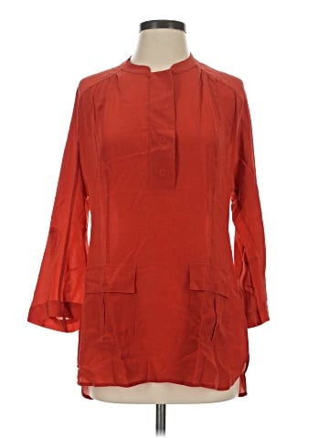Edme & Esyllte 3/4 Sleeve Silk Top (view 1)