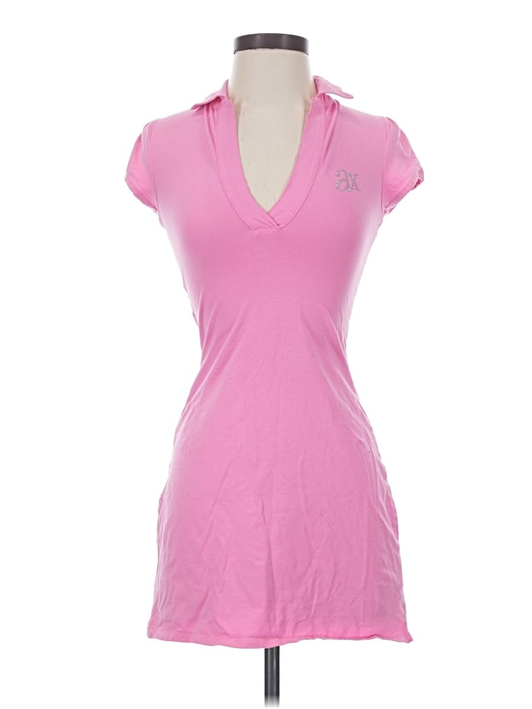Pre-owned Armani Exchange Casual Dress In Pink